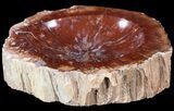 Colorful, Polished Madagascar Petrified Wood Dish - #53255-1